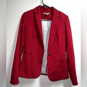 Dalia Collection Dark Red Blazer Size XS